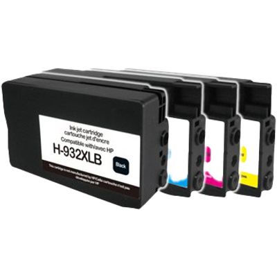 Cartouche compatible HP 932XL/933XL - pack de 4 - noir, cyan, magenta, jaune - Uprint