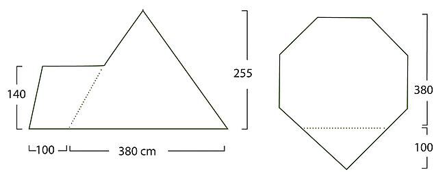 HELSPORT - TENTE TIPI VARANGER 4/6 CAMP OUTER TENT INCL POLE