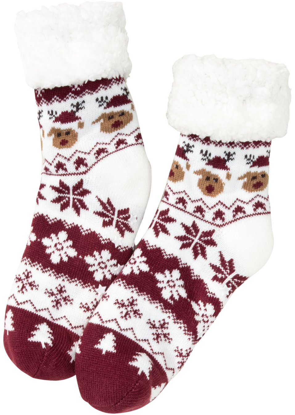 Chaussettes douillettes avec doublure peluche