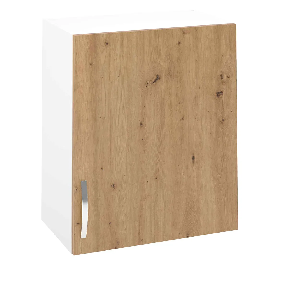 Pegane Meuble haut de cuisine avec porte Chêne Albar - 70x60x33 cm