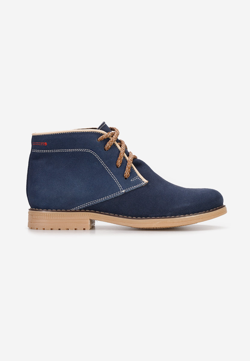 Bottines femme en daim marine Alene