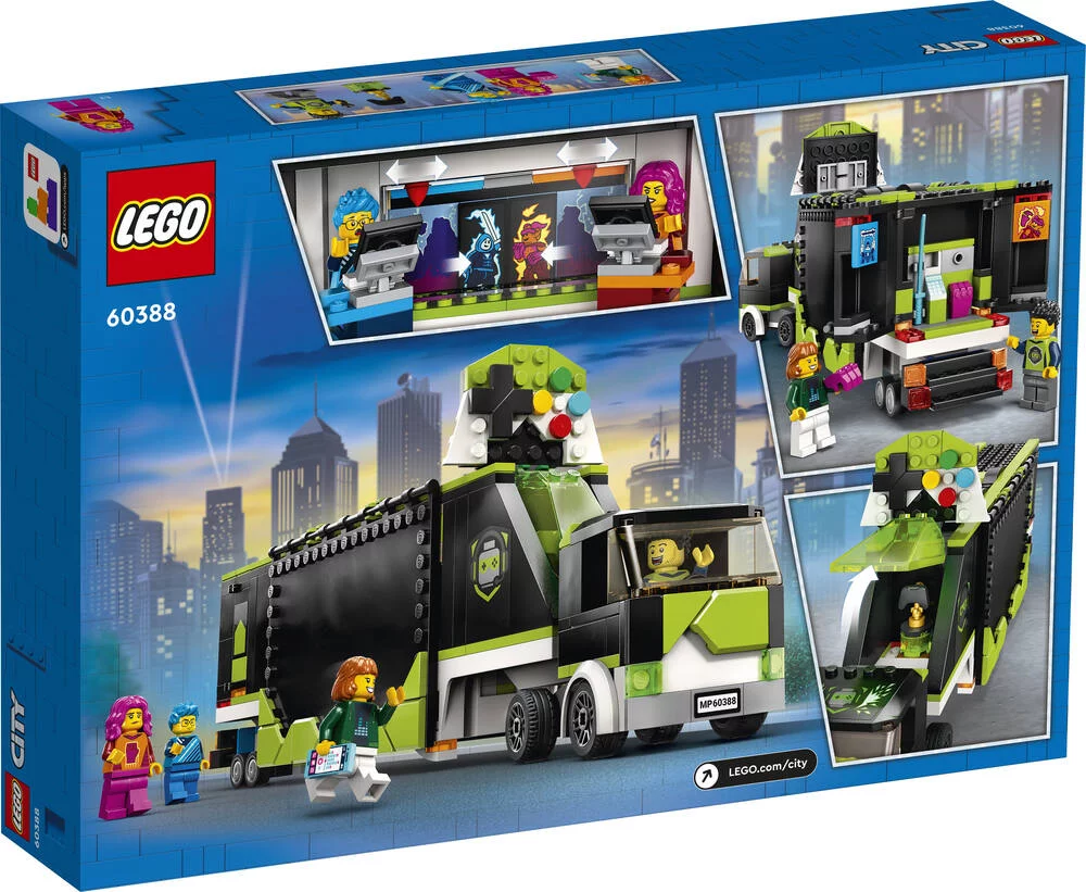 LEGO®CITY 60388 - LE CAMION DE TOURNOIS DE JEUX VIDEO
