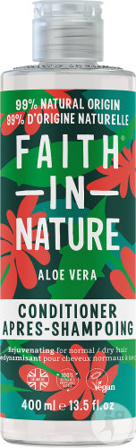Faith In Nature Après-Shampoing Aloe Vera Cheveux Normaux À Secs Flacon 400ml