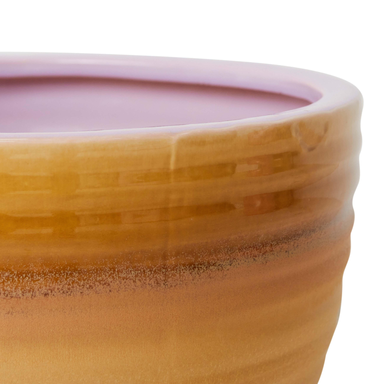 HKliving Stoneware Planter bloempot Ø36 Cream