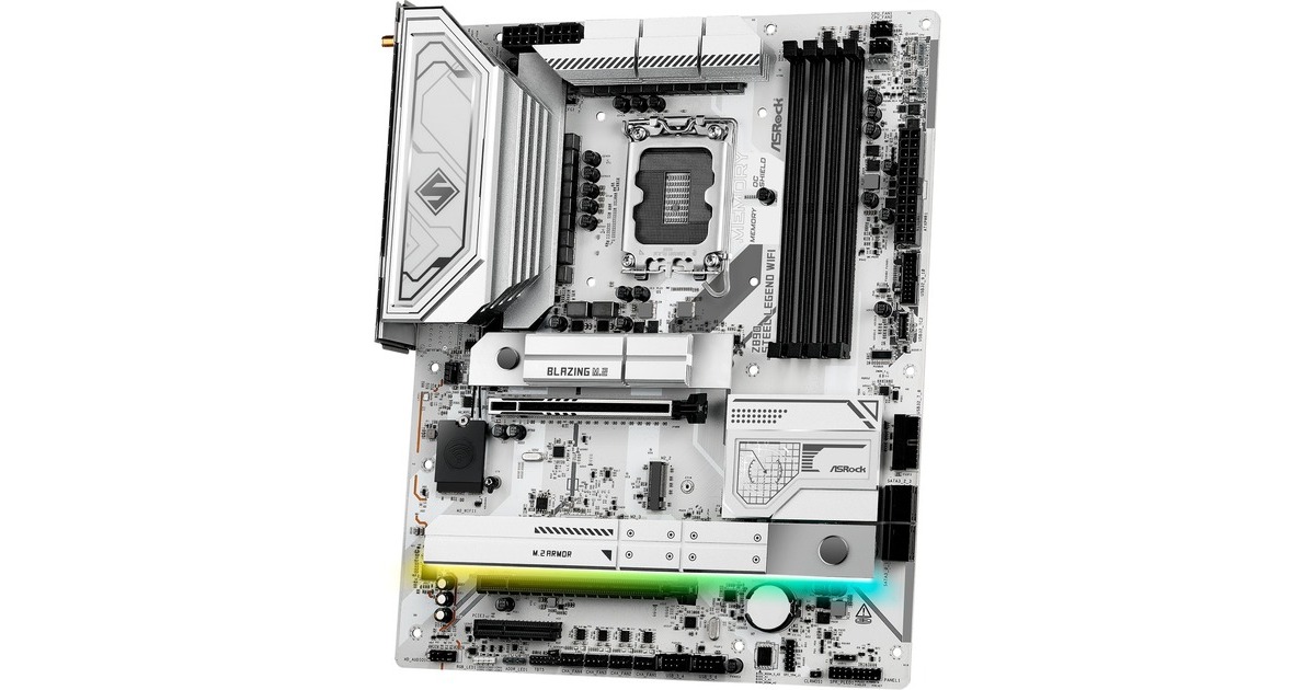 ASRockZ890 Steel Legend WiFi socket 1851 moederbord  (Zwart, RAID, 2.5Gb-LAN, Wi-Fi 7, BT, Sound, ATX)