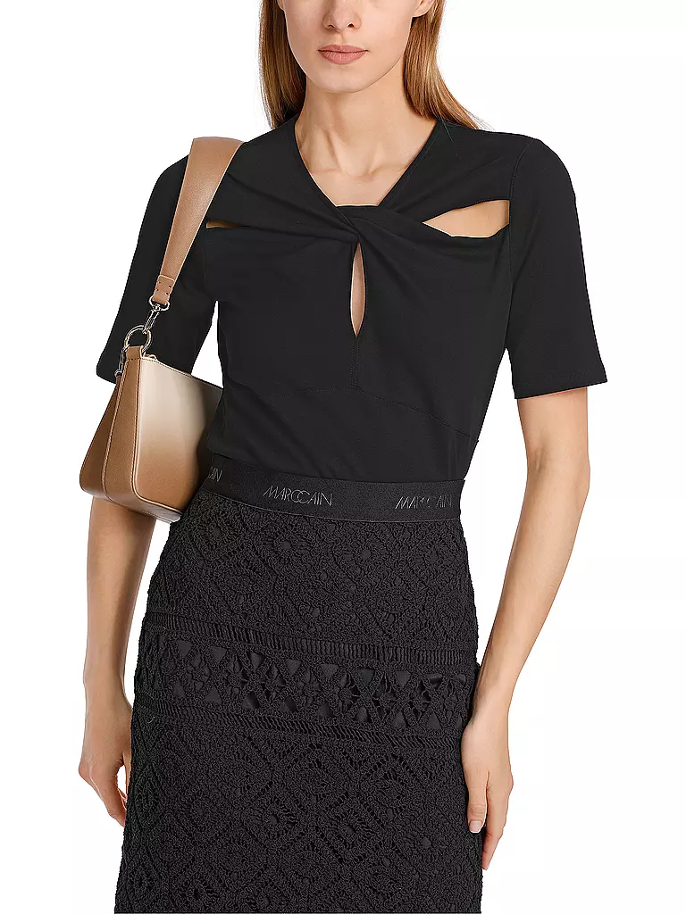 MARC CAIN T-Shirt schwarz
