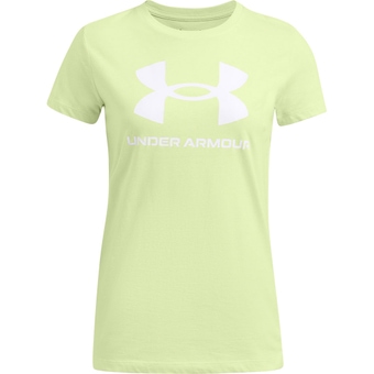 Under Armour Sportstyle Logo T-Shirt Retro Green Damen