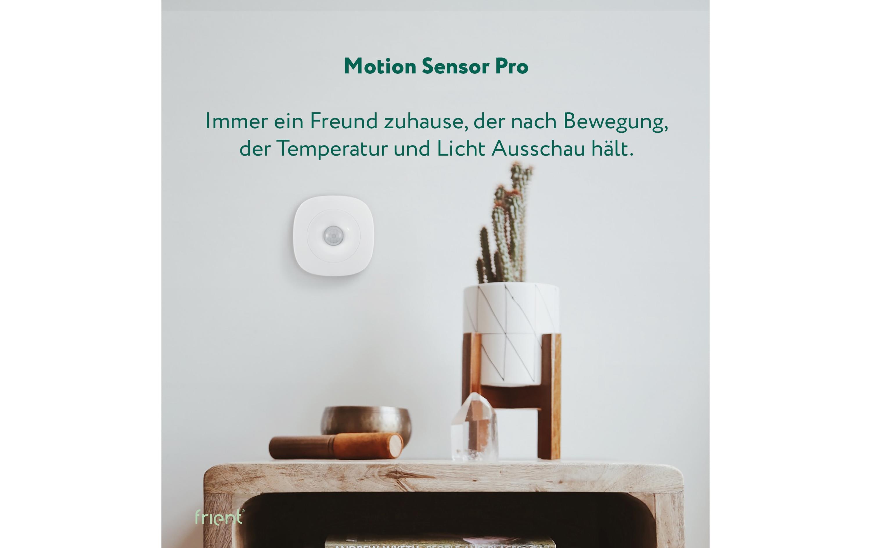 Bewegungsmelder FRIZMOSZB-140, WeissZigbee Motion Sensor Pro für Innenräume