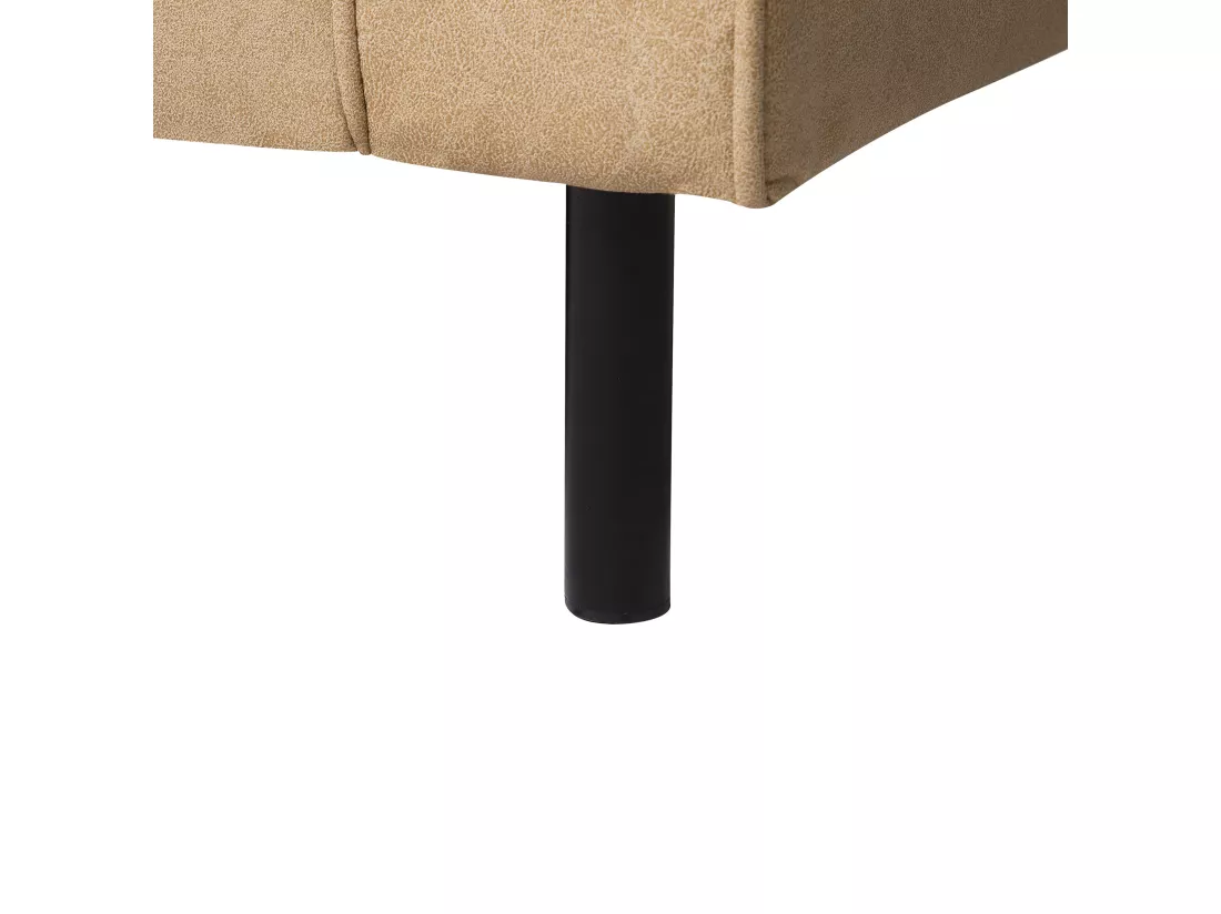 Canapé 3 places en cuir PU beige SAVALEN