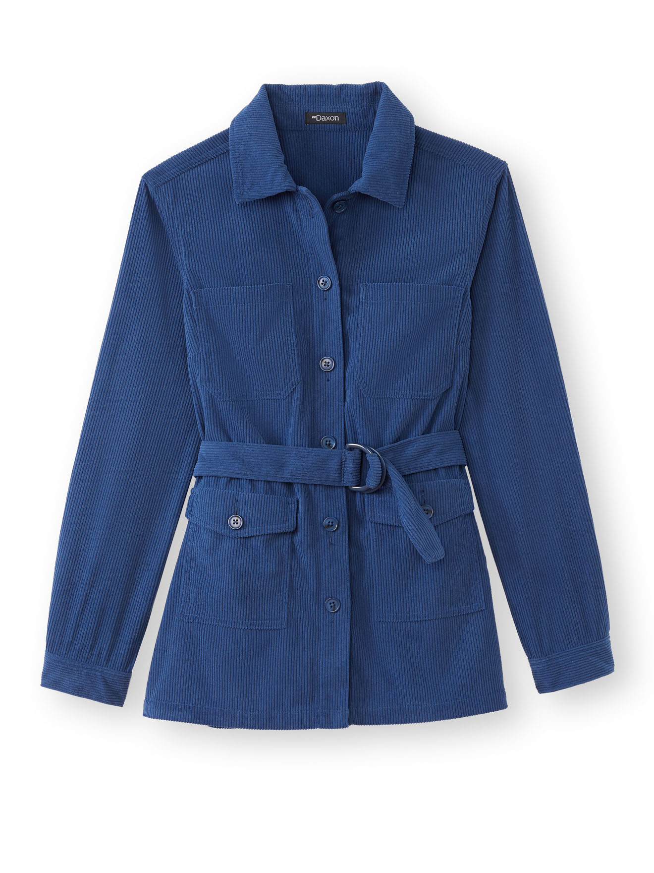Veste-saharienne en velours côtelé