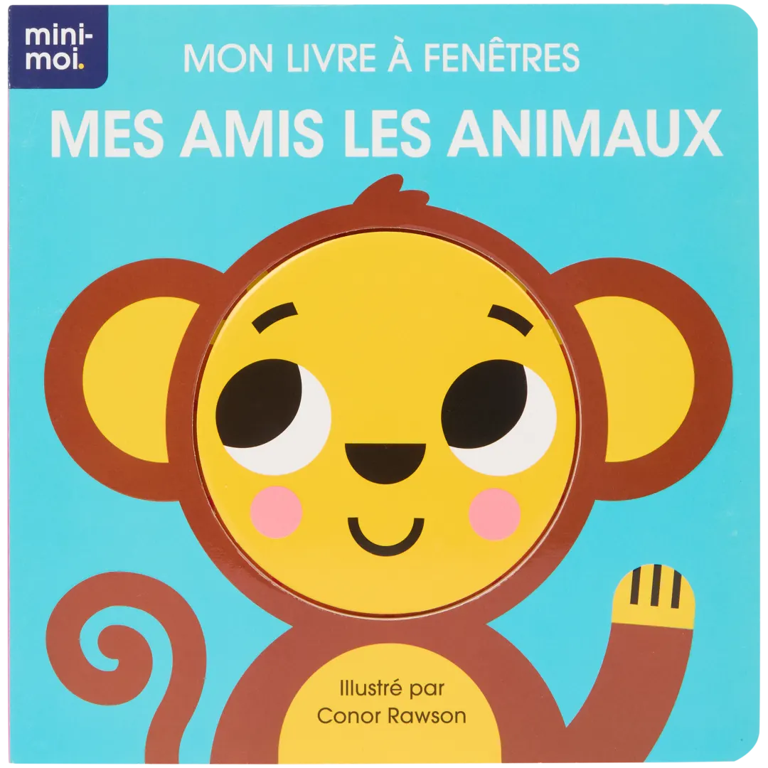 Livre pour enfants avec fenêtres coulissantes