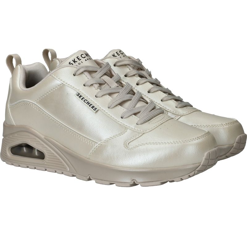 Skechers JGoldcrown Uno Gallactic Gal Sneakers Beige Dames