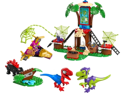 LEGO Spidey en Gobby's raptorstrijd bij de boomhut (11200)