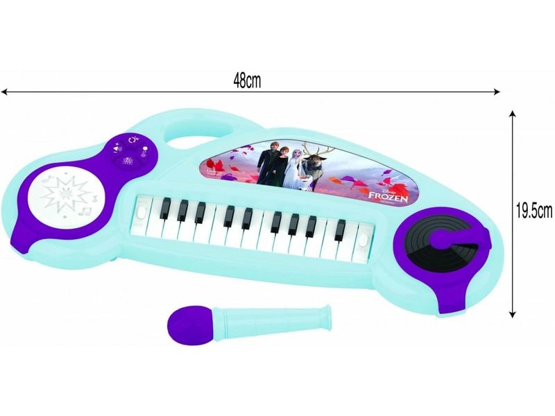 Lexibook Musikinstrument Disney Frozen Elektronisches Keybo Multifunktions-Keyboard für Klavier- und Musikspass