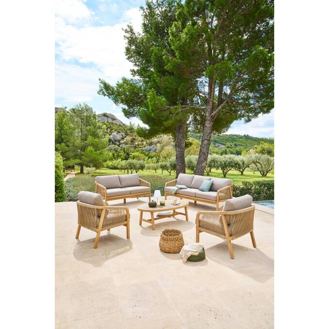 Canapé de jardin PAPOUASIE Acacia