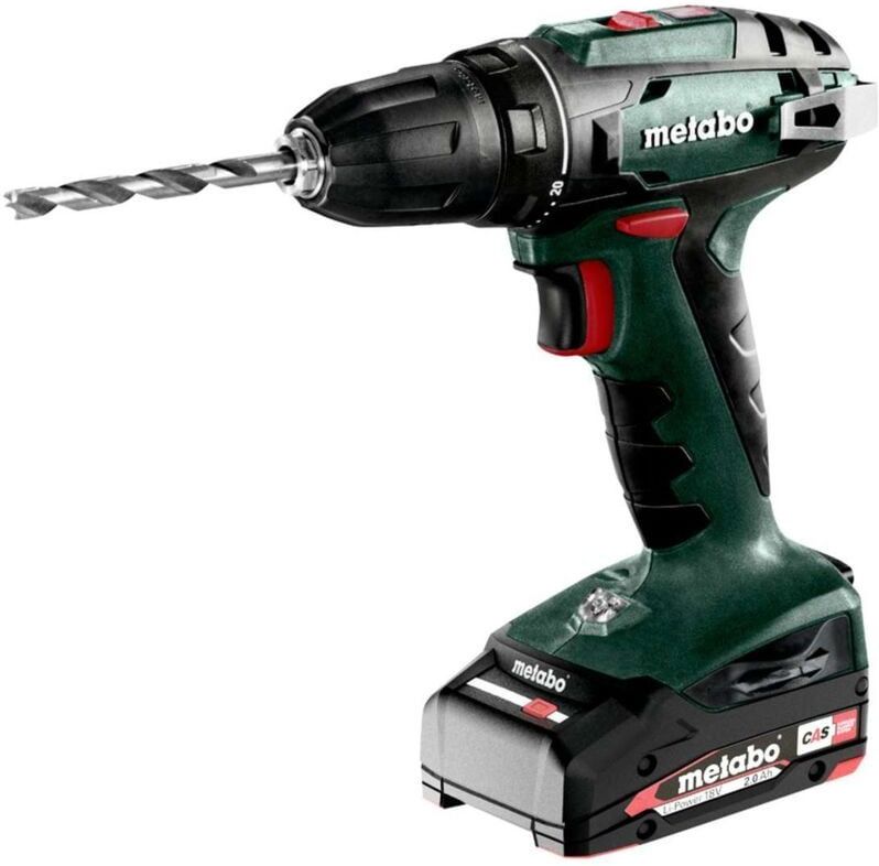 Metabo BS 18 18V Li Ion accu Boor /schroefmachine set (2xAh accu) in koffer