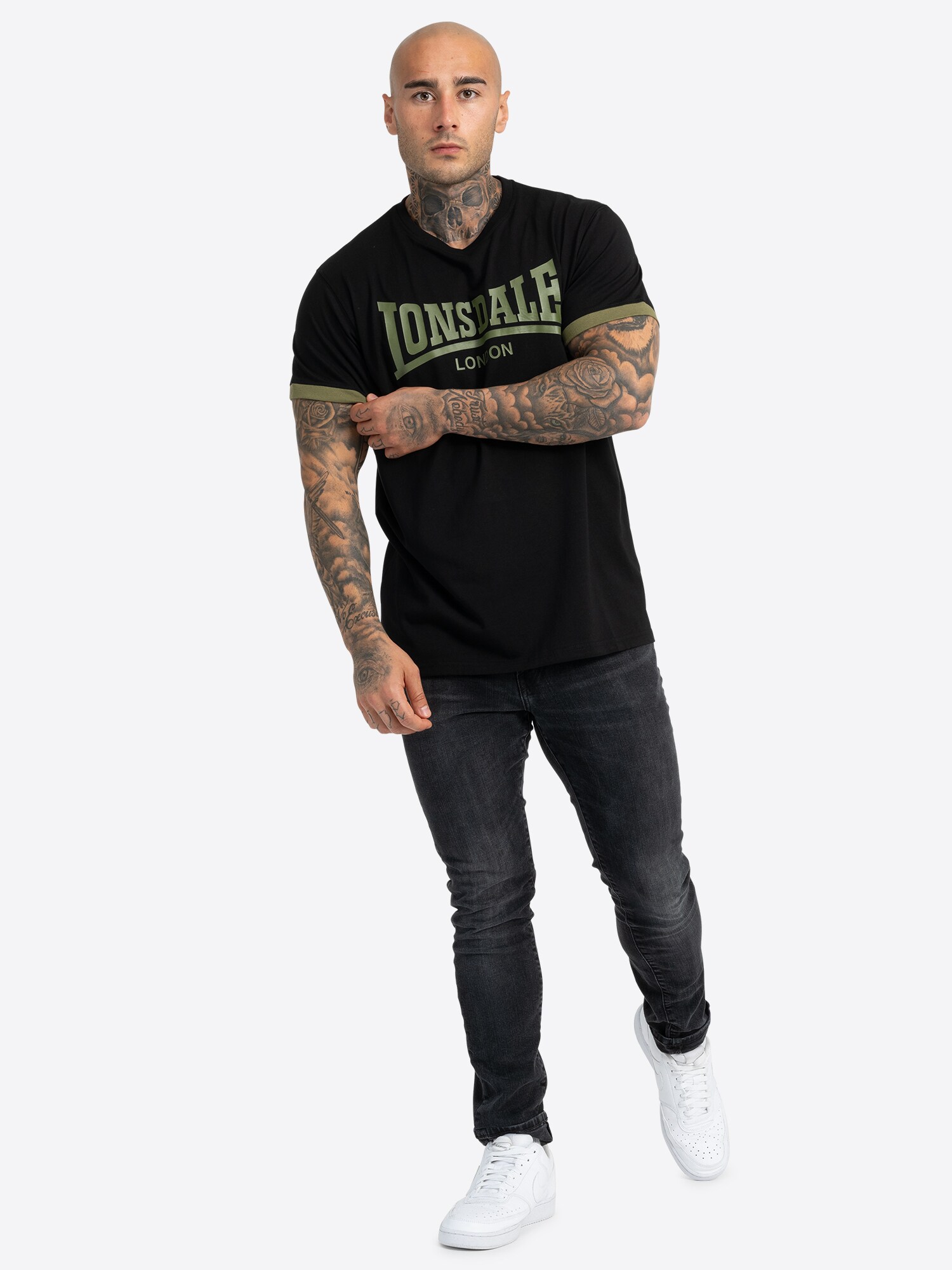Lonsdale Herren T-Shirt normale Passform TOWNHEAD