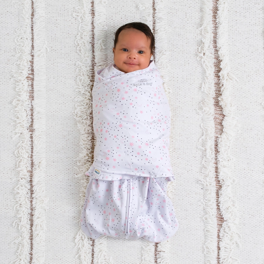 HALO® SleepSack® Wickelschlafsack Midnight Moons Pink