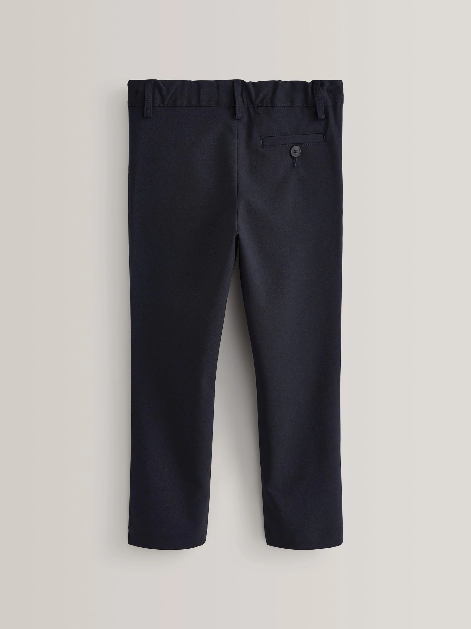 Marineblauw - Formele skinny schoolbroek met stretch (3-17 jr)