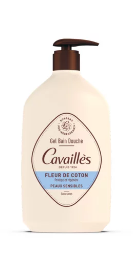Gel Surgras Bain Et Douche Fleur De Coton Rogé Cavaillès - 1L