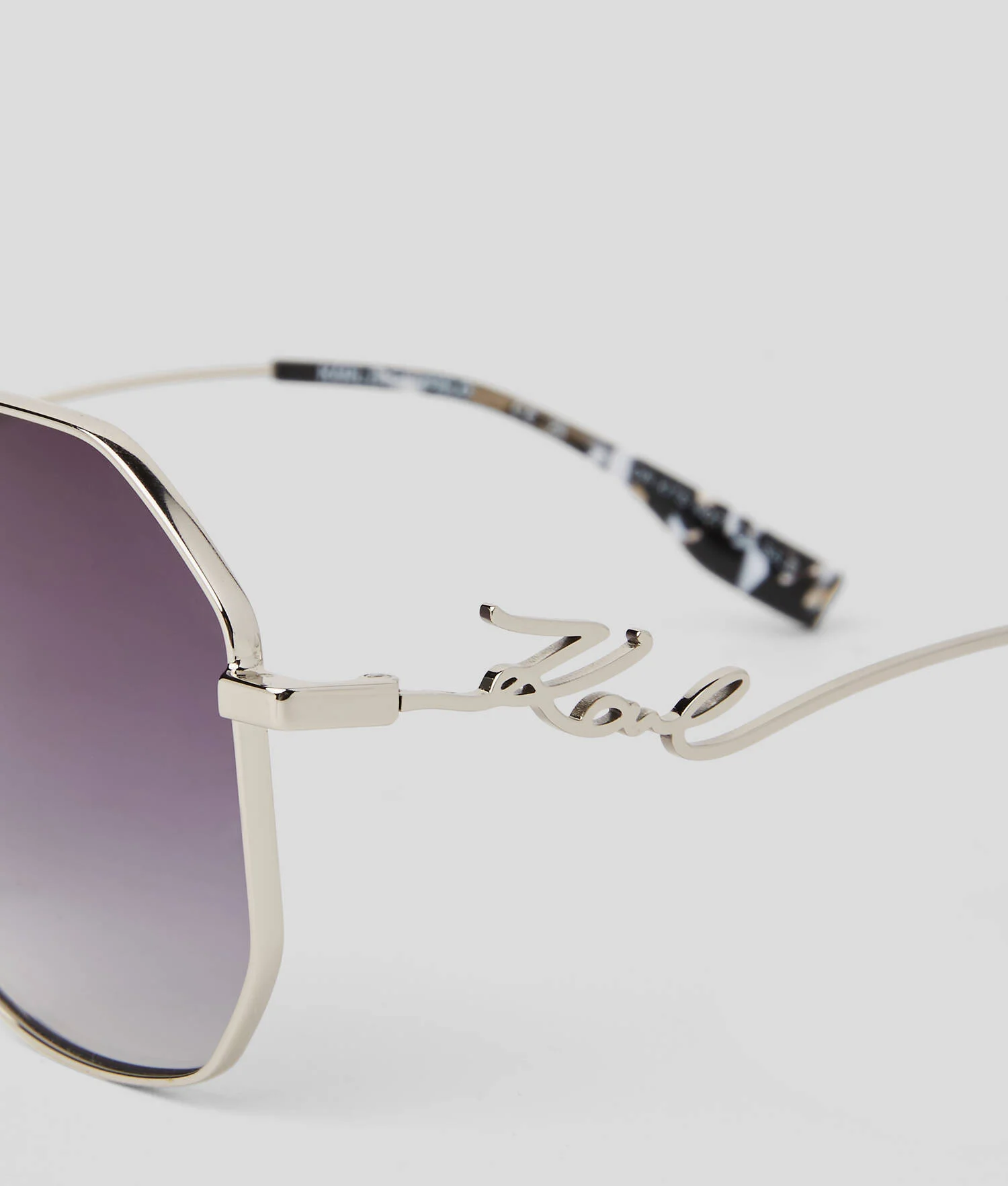 LUNETTES DE SOLEIL KARL SIGNATURE - Argent