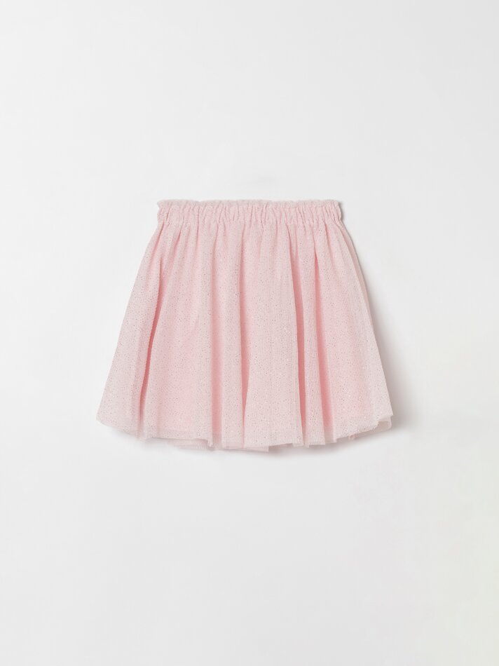 Saia de tule - Rosa Pastel