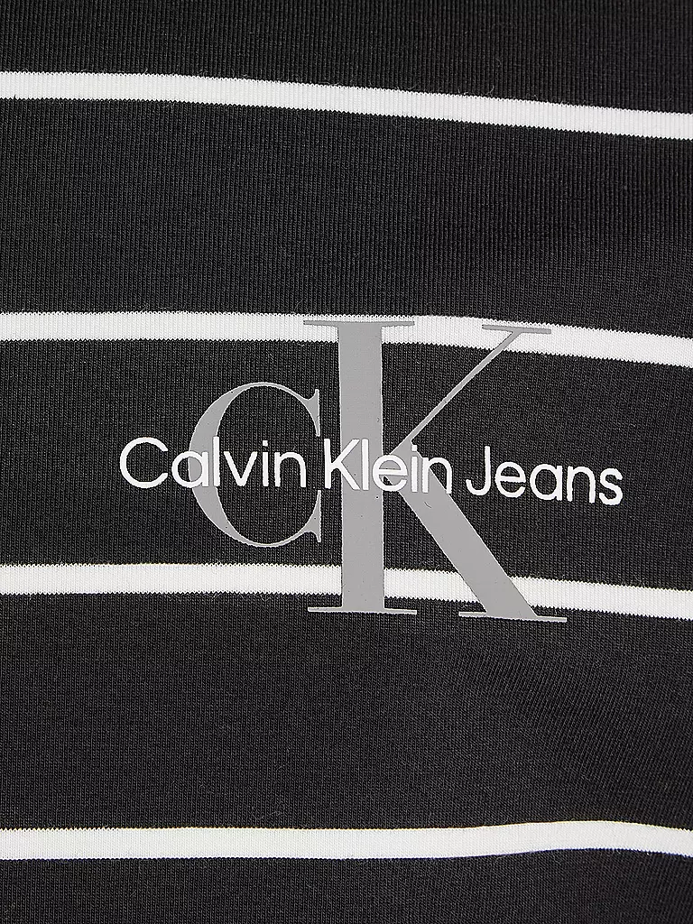 CALVIN KLEIN JEANS Mädchen Langarmshirt  schwarz