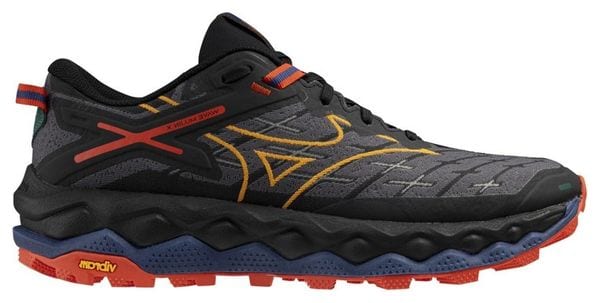 Chaussures Trail Mizuno Wave Mujin 10 Noir/Bleu/Orange Homme