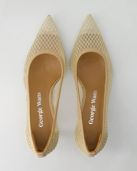George Watts N214-504 Pumps in Beige