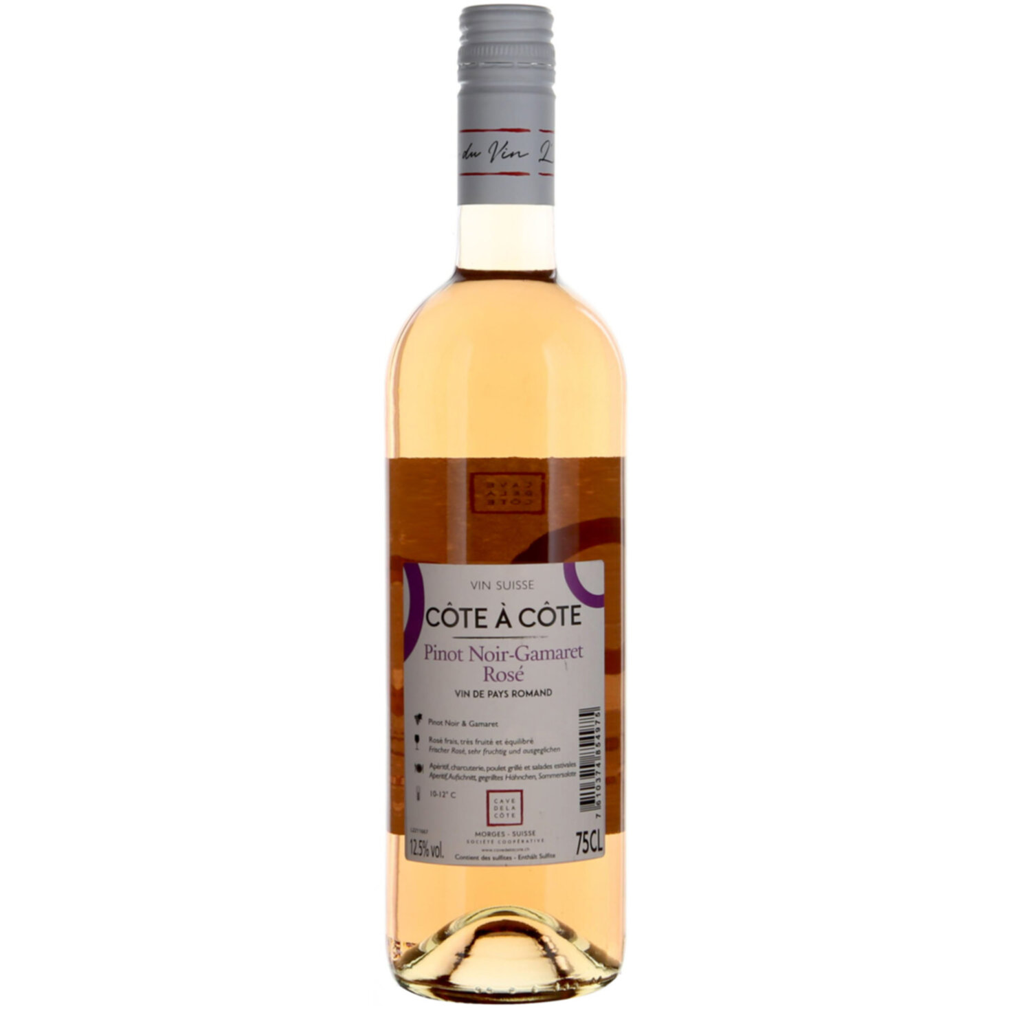 La Côte AOC Rosé Côte Ā Côte -75cl