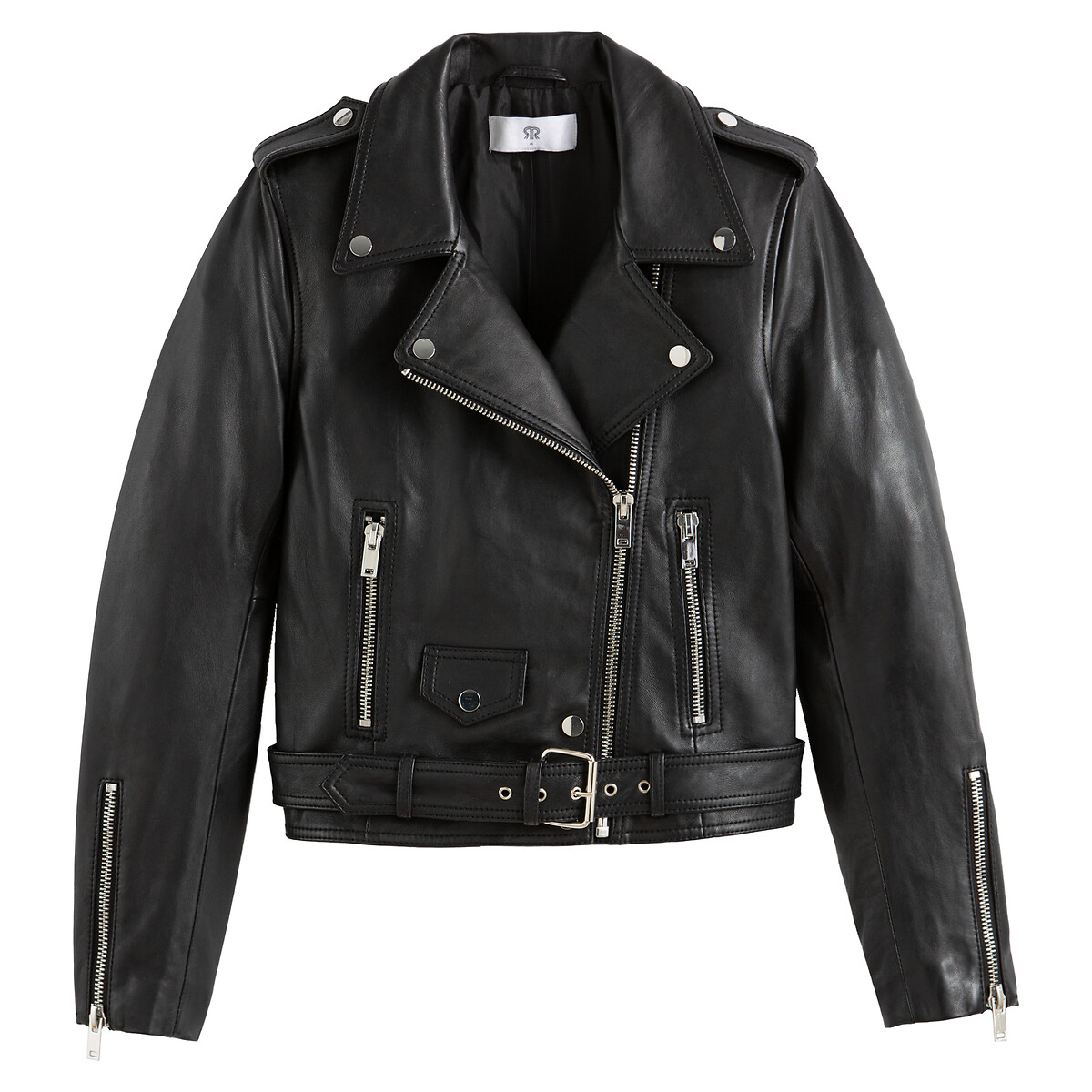 COLEÇÕES LA REDOUTE<br>Bikerjasje em leer, Assinatura THELMA