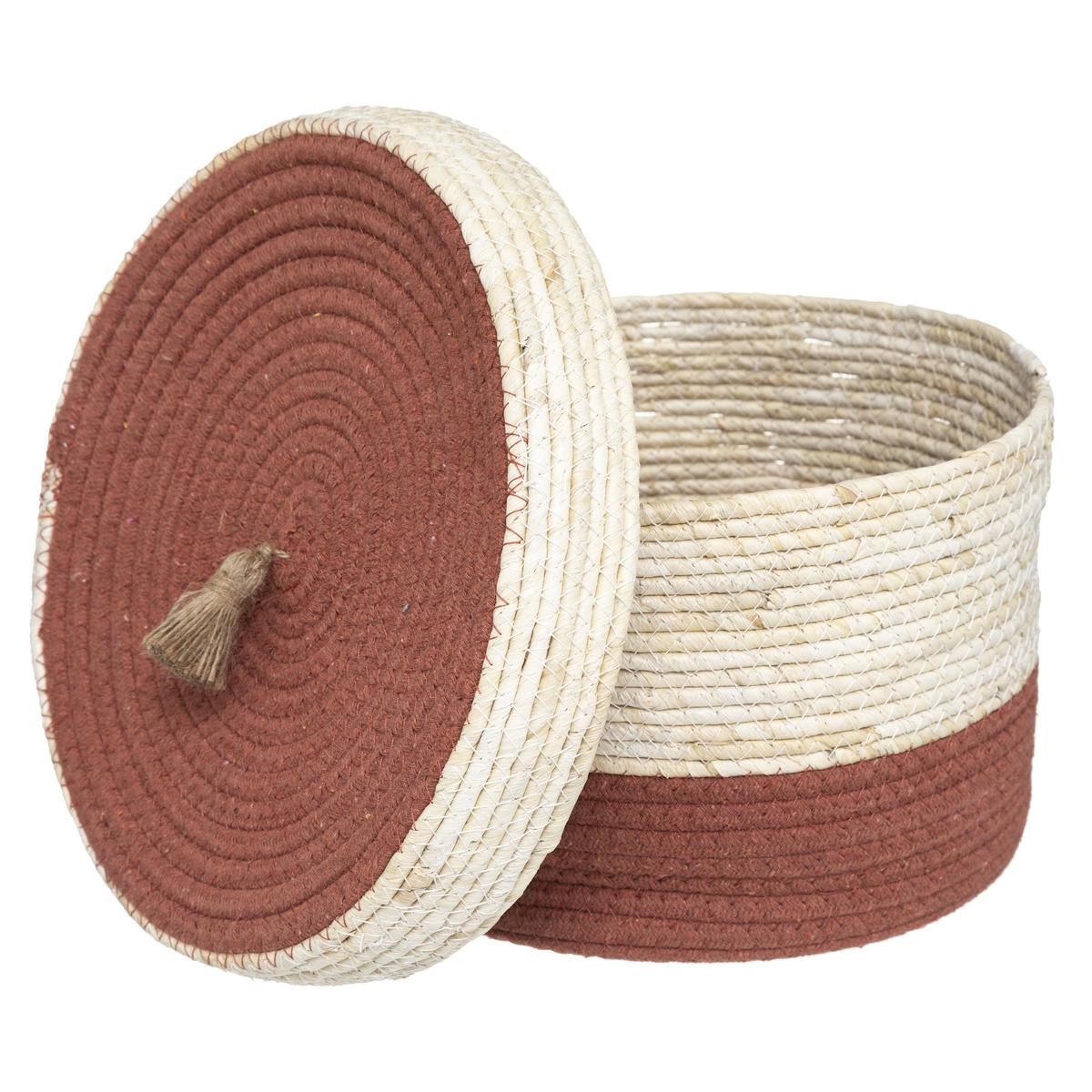PANIER CARMEN ROND D.30X20CM
