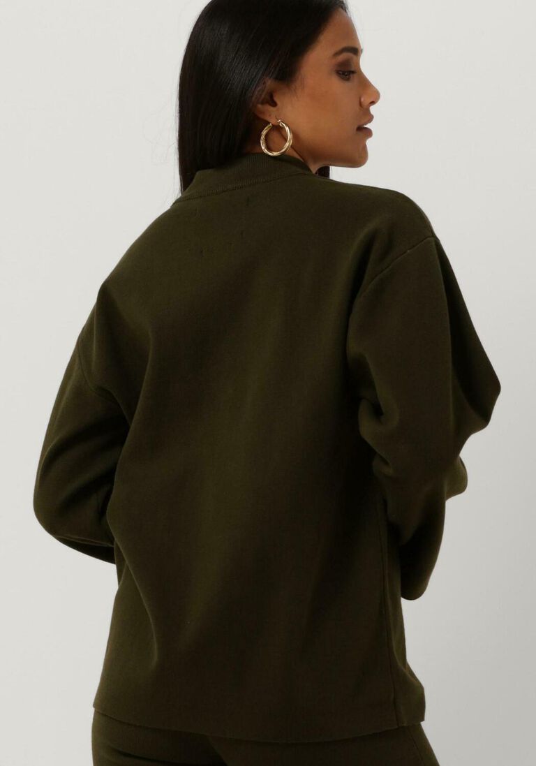 ANOTHER LABEL donkergroene another label trui luktar knitted pull l/s