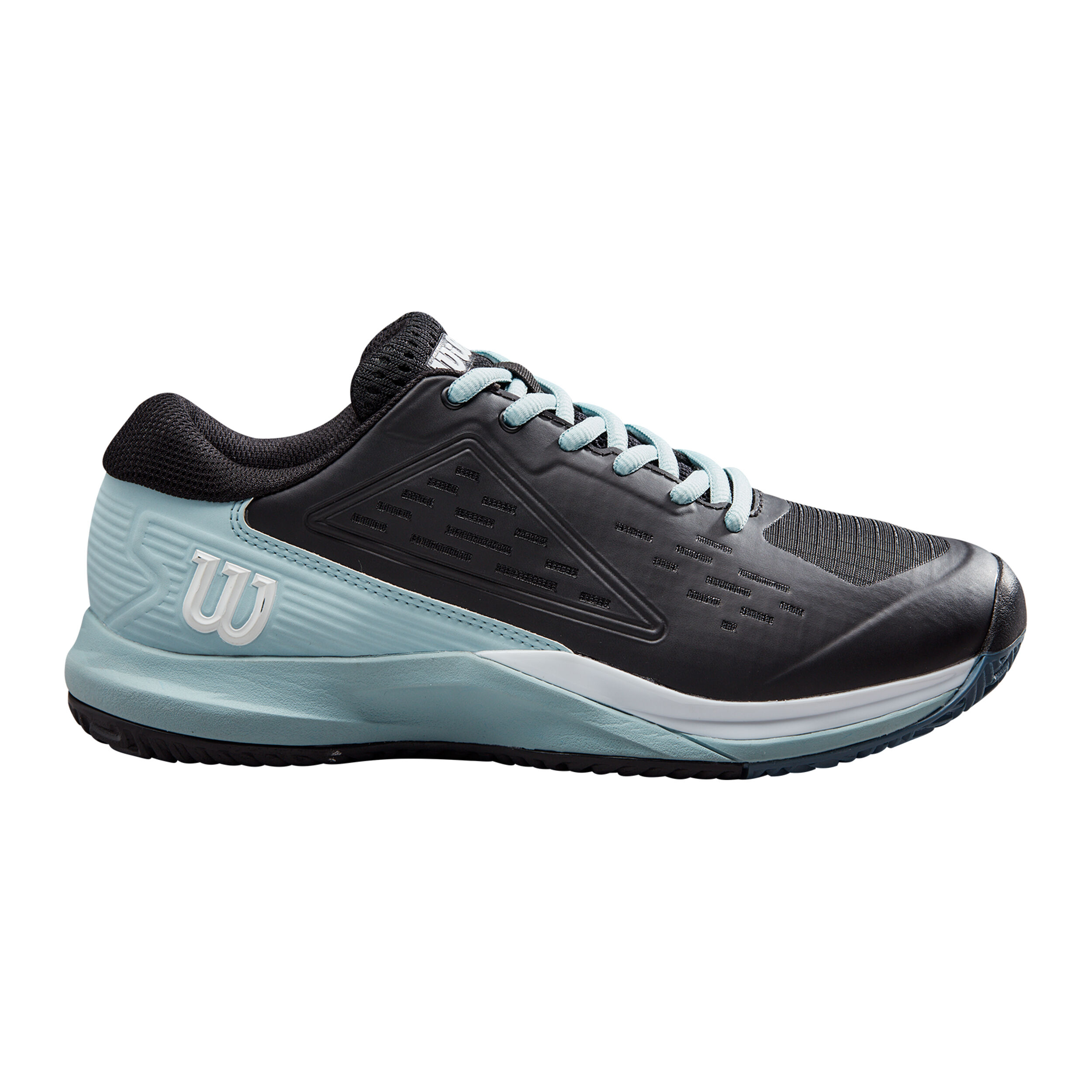 Wilson Rush Pro Ace Chaussure Terre Battue Femmes - Noir , Bleu Clair