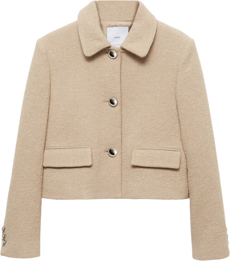 MANGO JACKET. -- MATI Medium brown