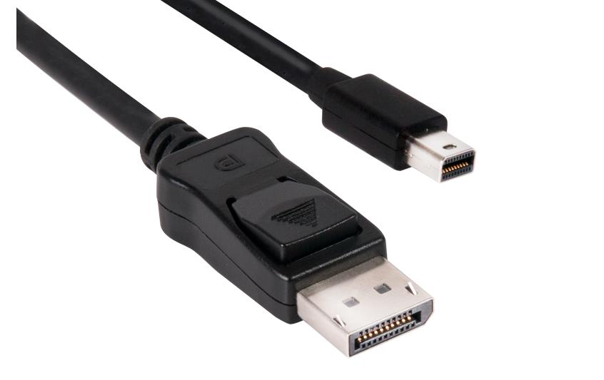 Kabel Mini-DisplayPort – DisplayPort 1.4 HBR3, 2 mMiniDisplayPort auf DisplayPort 1.4 HBR3 Kabel
