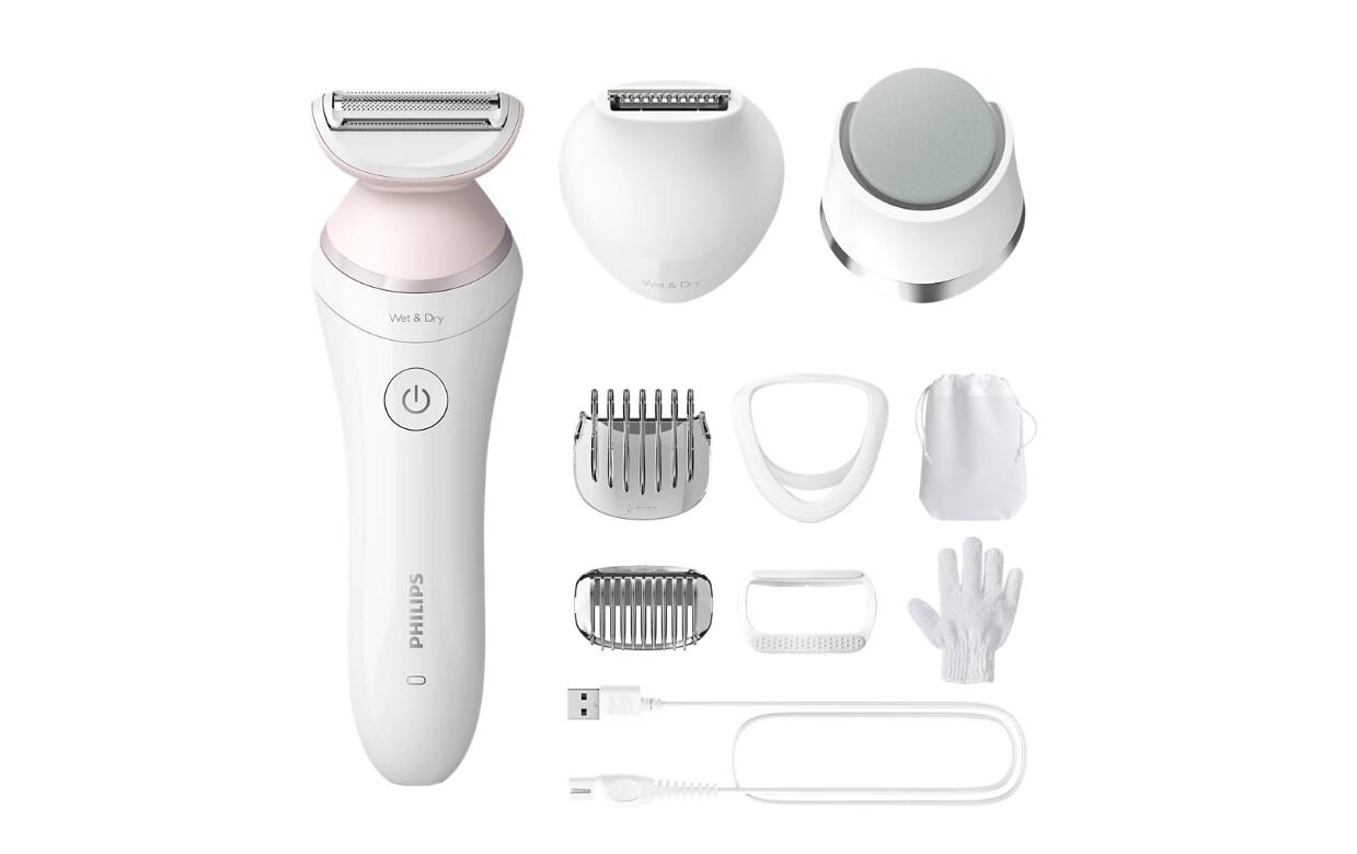 Körperrasierer Lady Shaver Series 8000 BRL176/00Kabelloser Rasierer für Nass- und Trockenrasur