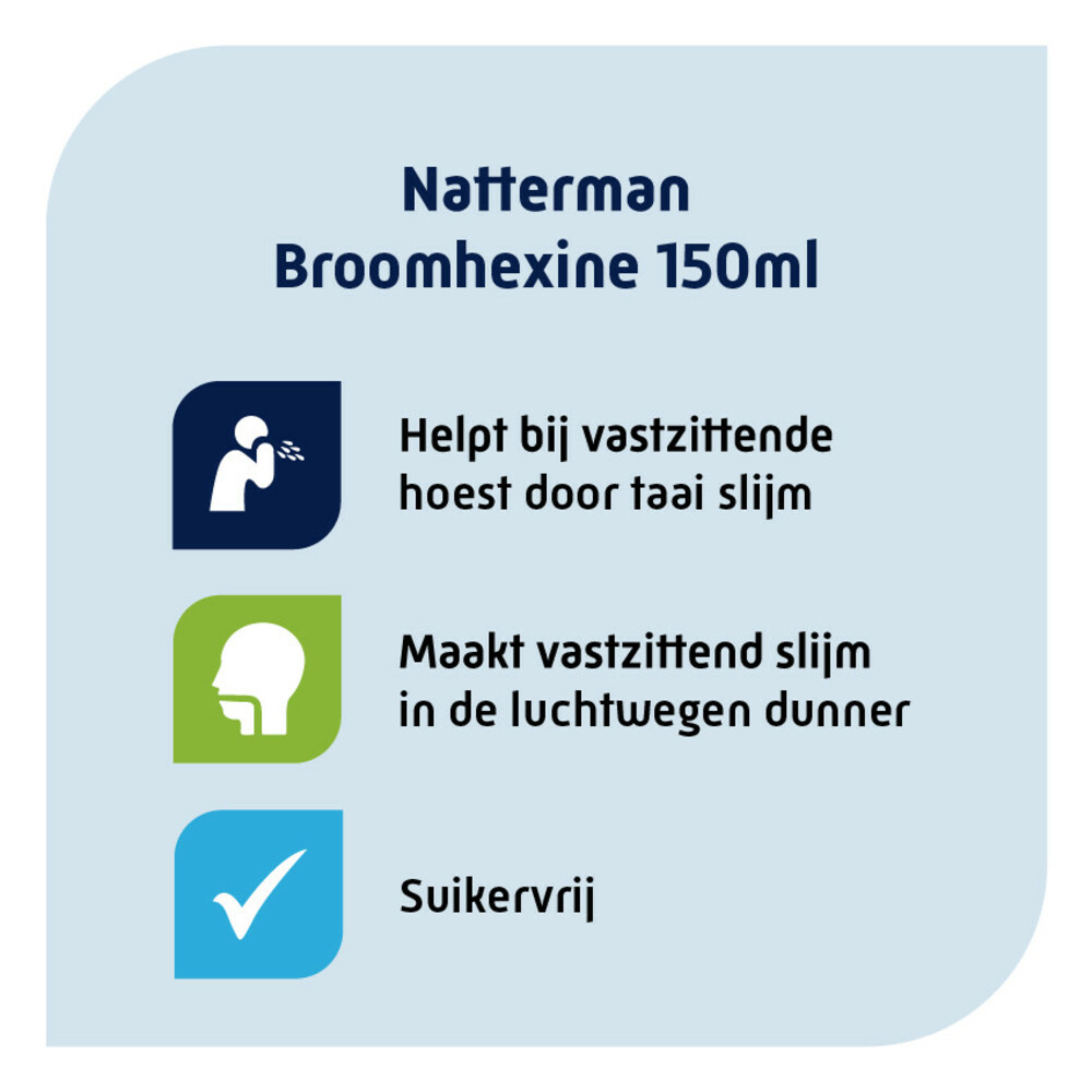 Natterman Broomhexine Extra Sterk150 ml
