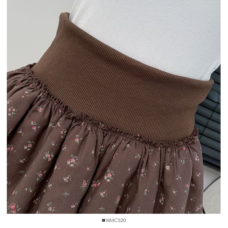 Lemongrass - gelaagde minirok met hoge taille