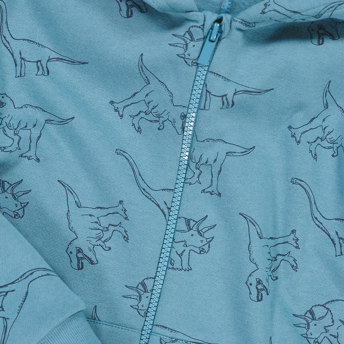 LA REDOUTE COLLECTIONS<br>Macacão curto com capuz, estampa de dinossauro