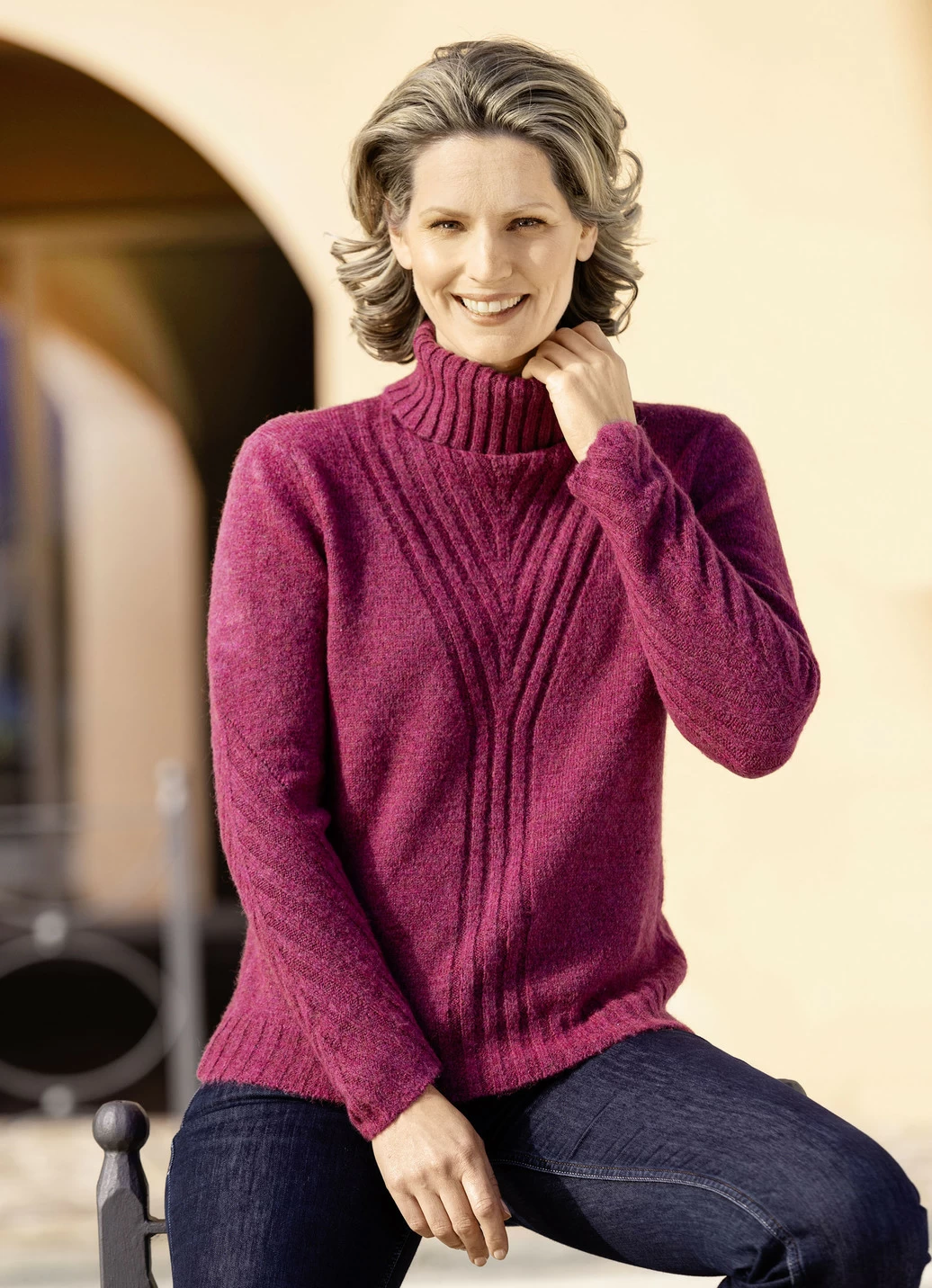 Pullover in sehr kuschliger Flauschqualität
