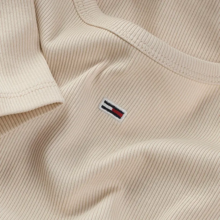Tommy Hilfiger Essential Slim Rib-Knit Shirt Dames