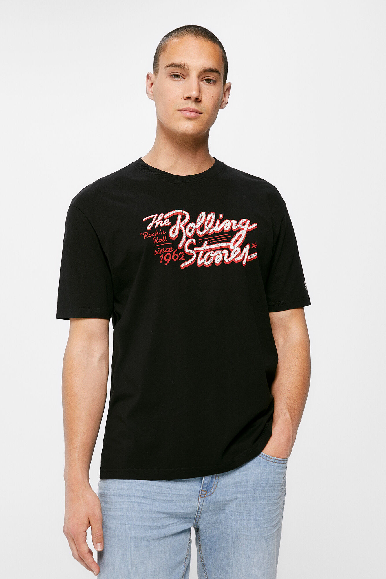 Camiseta Rolling Stones - Preta