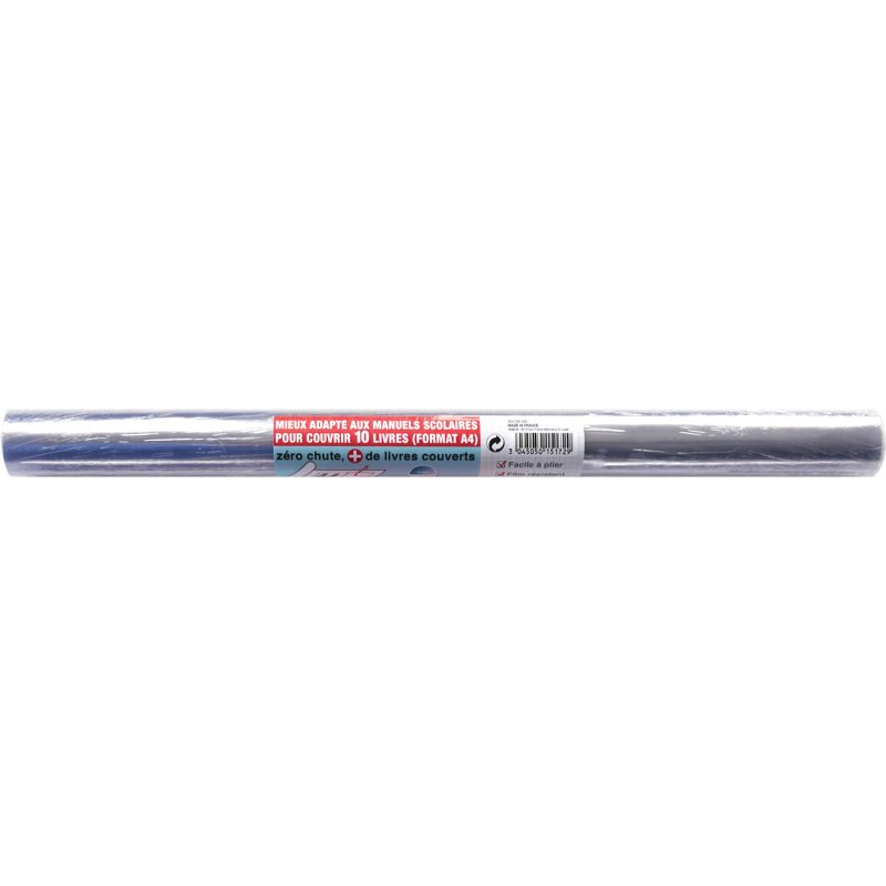 Couvre-livres School Roll Oxford 0,4 x 5,5 m PVC lisse incolore 80 microns