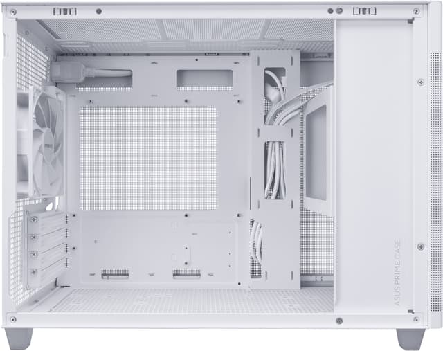 ASUS Prime AP201 TG MicroATX/MiniITX PC-kabinet (hvid)