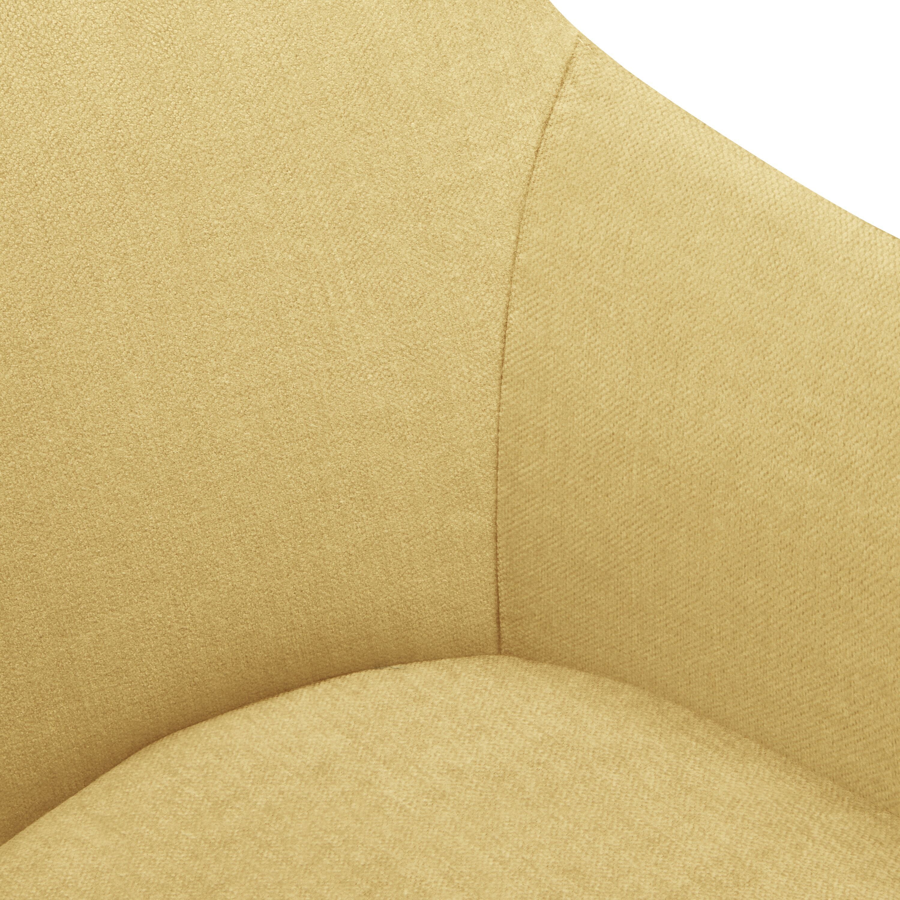 LAYLA Stuhl - Gelb / B: 56.0 cm x T: 60.0 cm x H: 84.0 cm