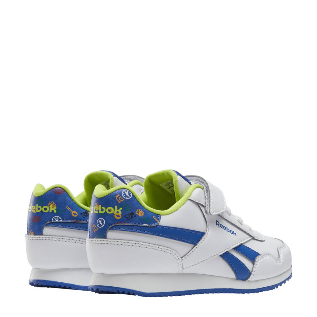 Reebok Royal Clean Joggersneakers wit/blauw/geel