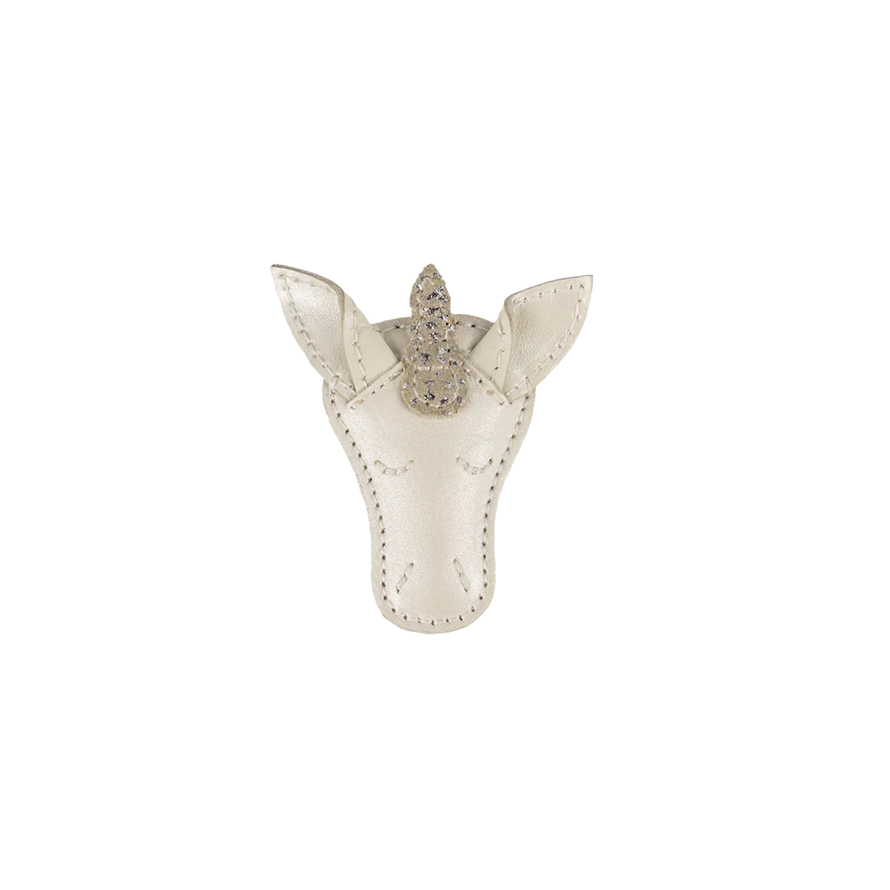 Blinc Clip | Unicorn | Off White Metallic Leather