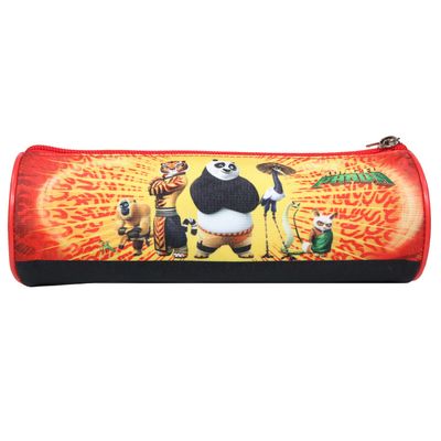 Trousse ronde Kung Fu Panda - 1 compartiment - rouge - Bagtrotter