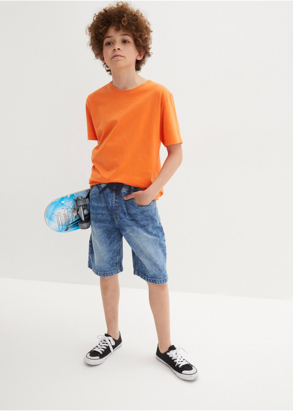 Bermuda taille extensible garçon